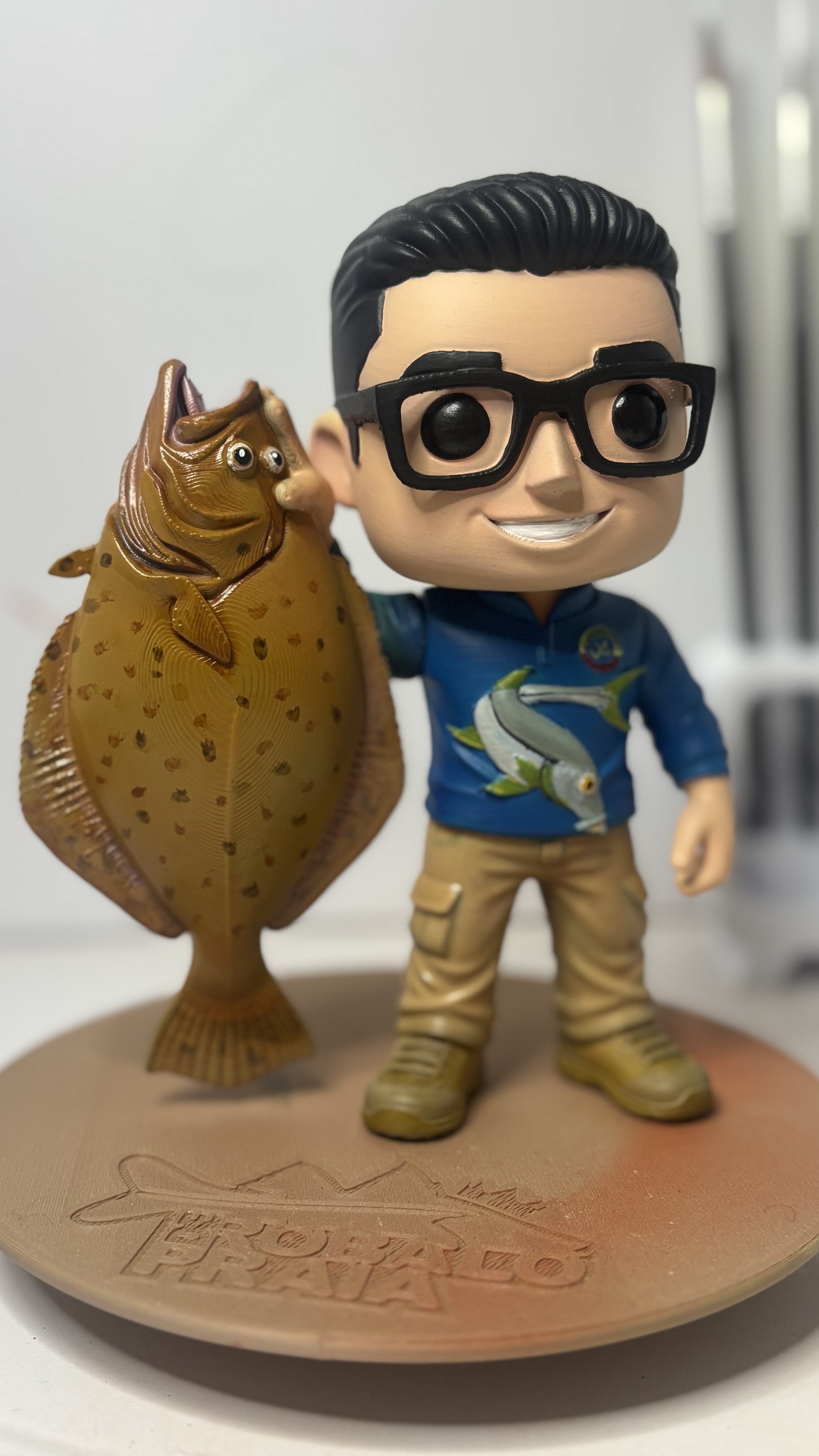 Funko pop pescador peixe linguado